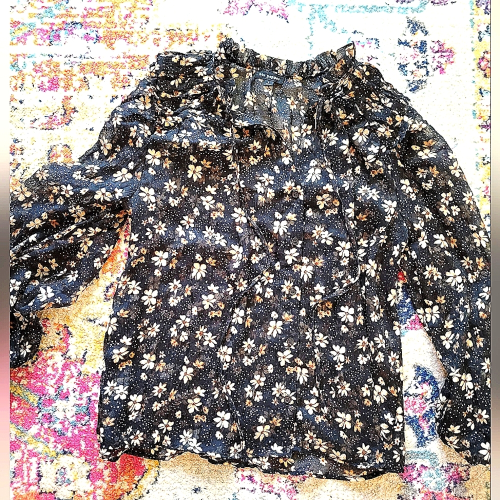Blu Pepper floral blouse
